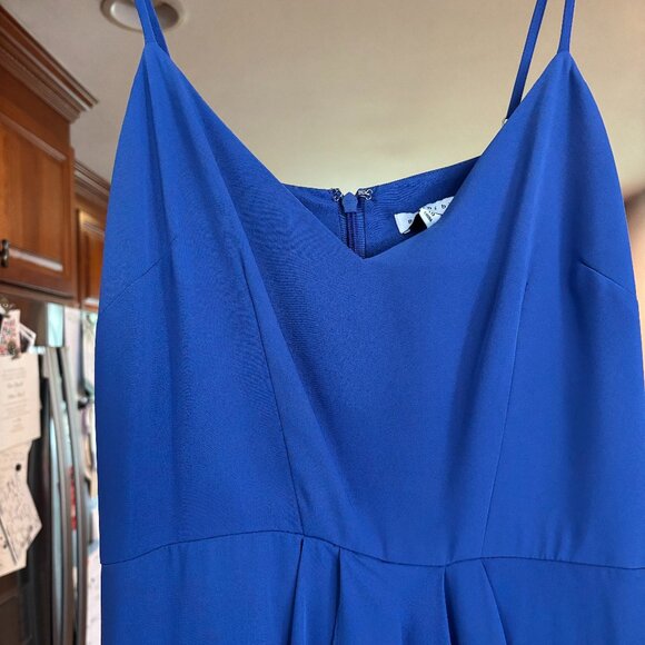 Gianni Bini Cocktail Blue Dress, Size 10 - Picture 3 of 7